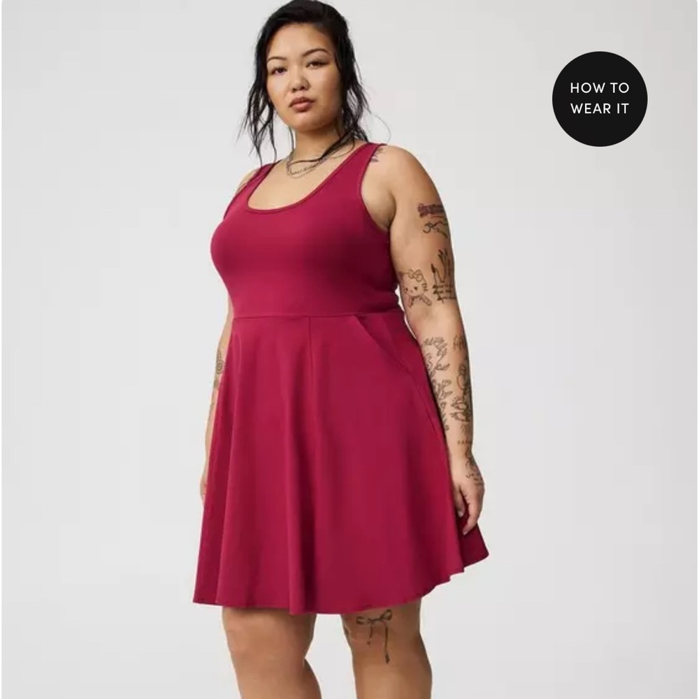 Torrid Rich Burgundy Mini Dress